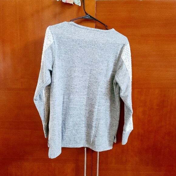 Flora Nikrooz women's lace sleeve top - Picture 10 of 12